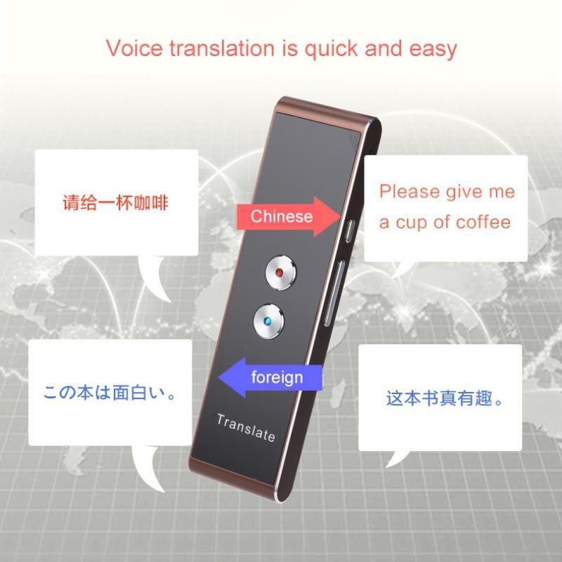 Traducteur vocal avec écouteurs connectés en Bluetooth