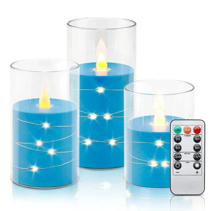 Bougie LED unique avec effet de flamme vacillante