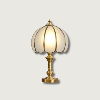 Dimensions et proportions de la lampe en laiton