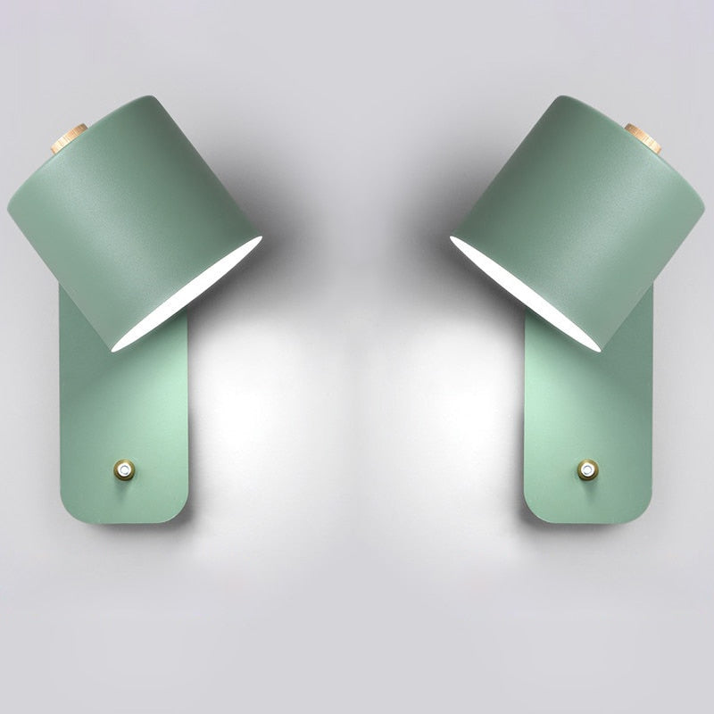 Vue de l'arrière de l'applique murale LED moderne