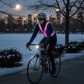 Gilet de sécurité LED avec bandes réfléchissantes allumées