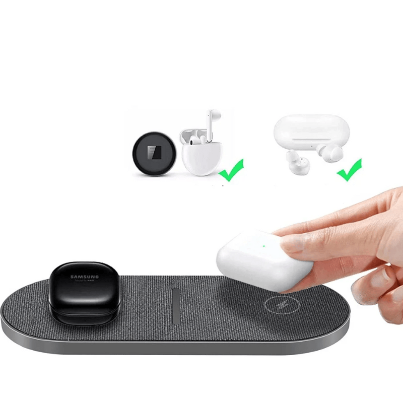 Gros plan sur la surface de chargement double de la station