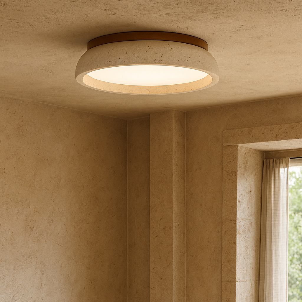 Lampe allumée montrant lumière douce LED
