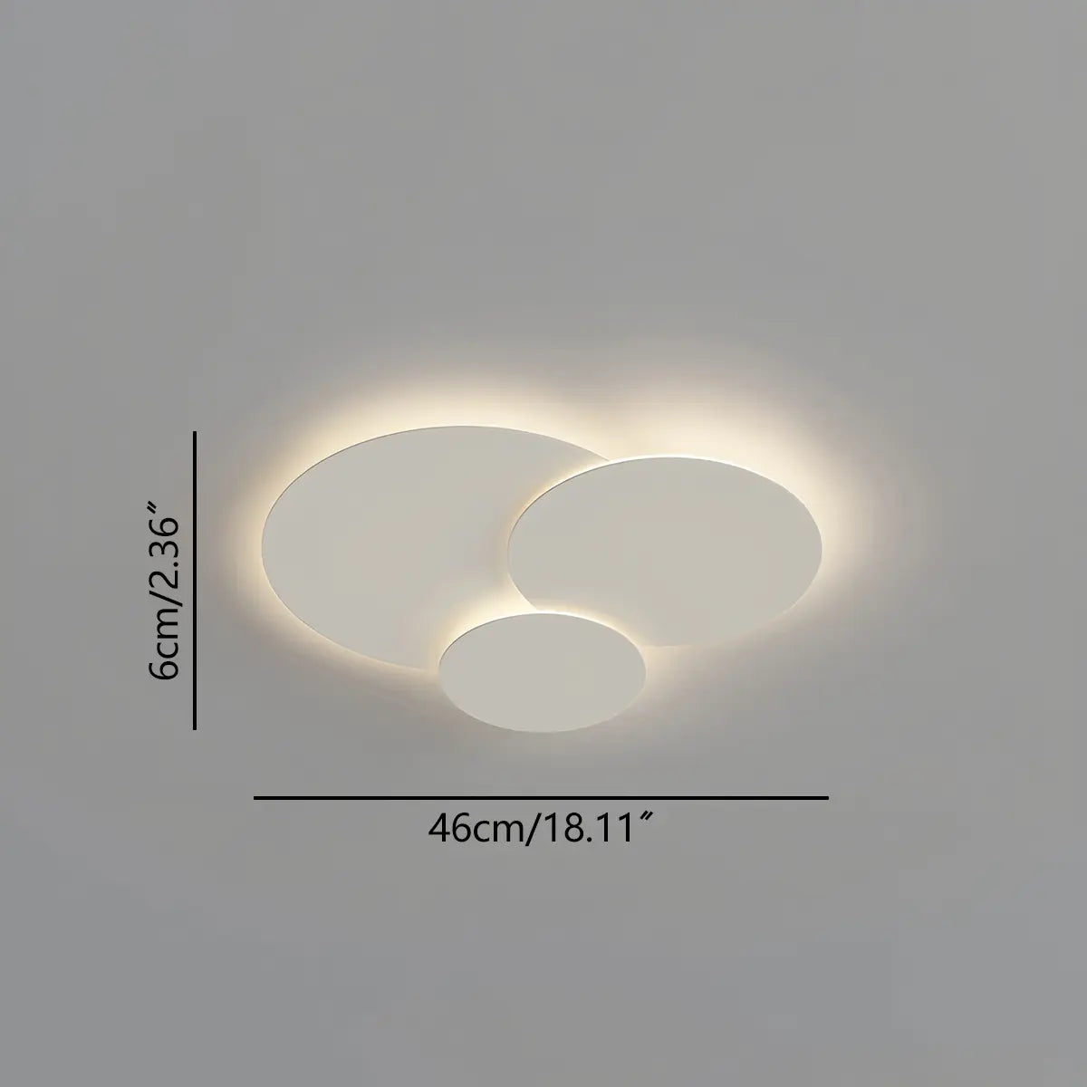 Lampe allumée montrant différentes températures de couleur