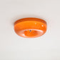 Détail du design en verre de la lampe LED encastrée