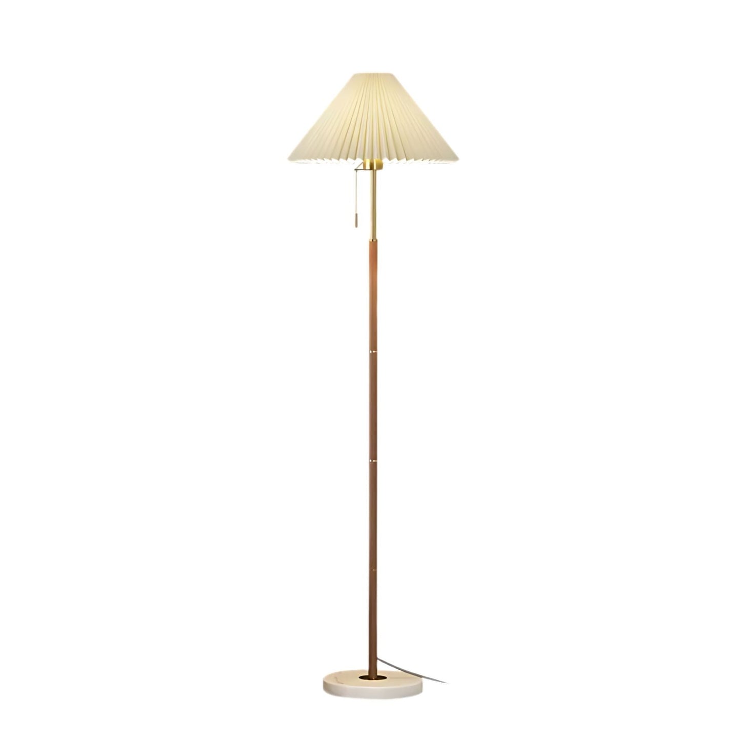 Vue d'ensemble de la lampe de sol dans un salon moderne