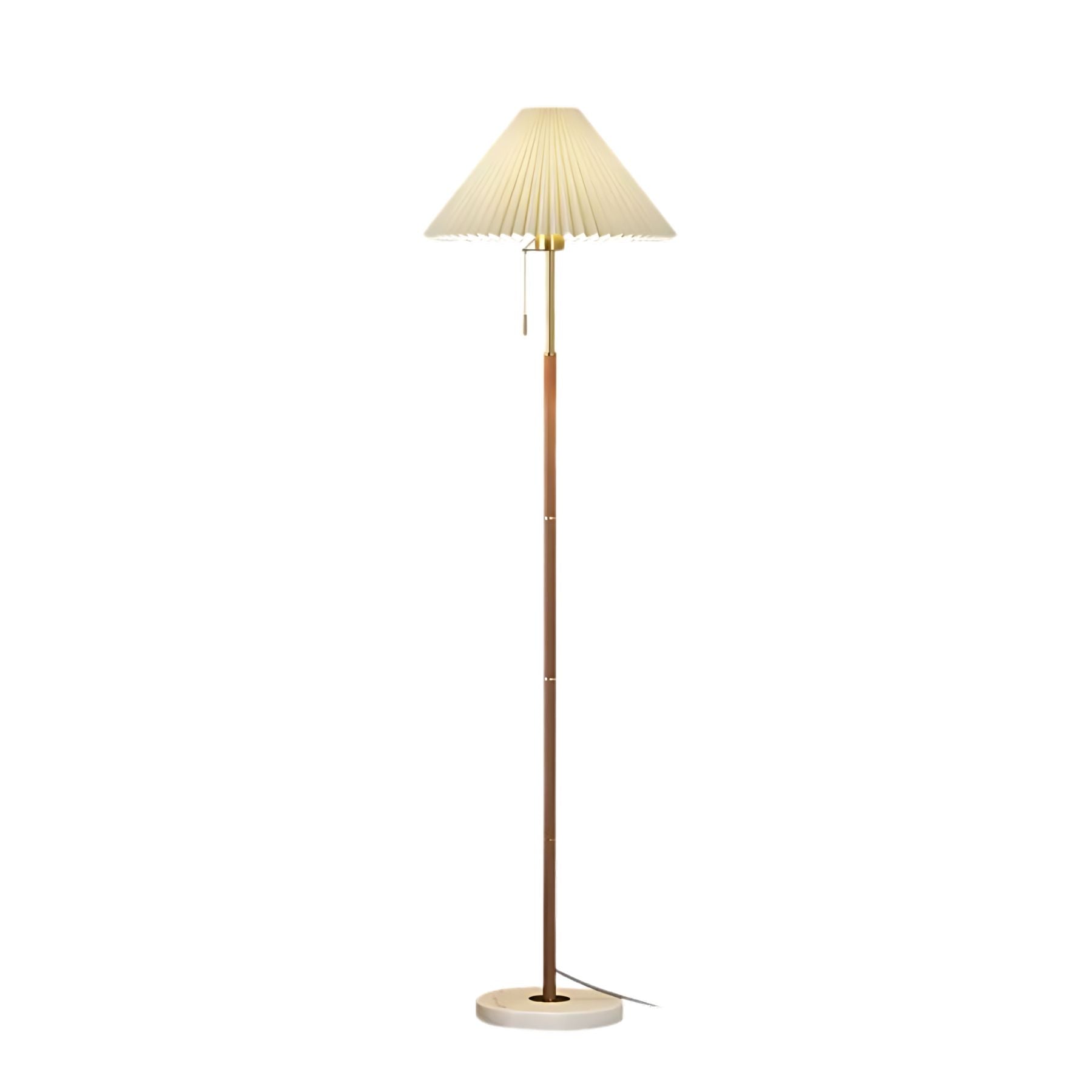 Vue d'ensemble de la lampe de sol dans un salon moderne