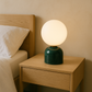 Vue latérale de la lampe montrant sa hauteur