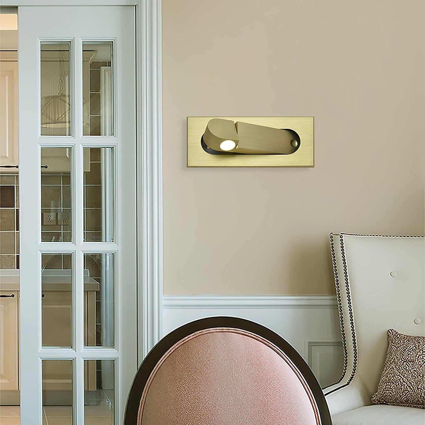 Applique LED montrant les différentes températures de couleur