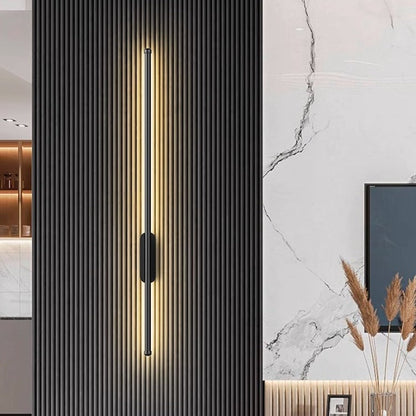 Applique murale dimmable avec lignes minimalistes en aluminium