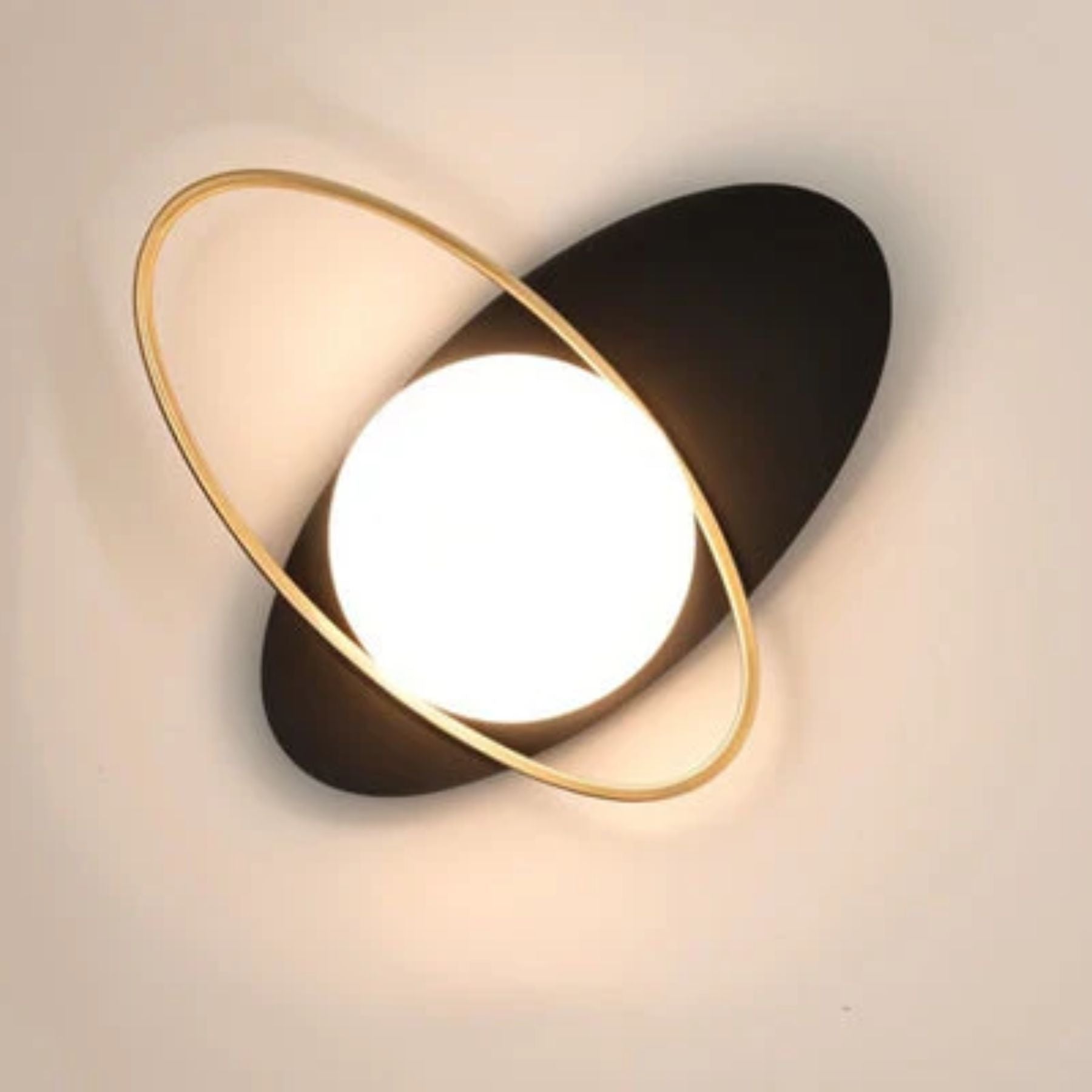 Lampe murale avec ampoule LED, installation facile