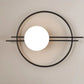 Lampe murale avec finition bois, ambiance cosy
