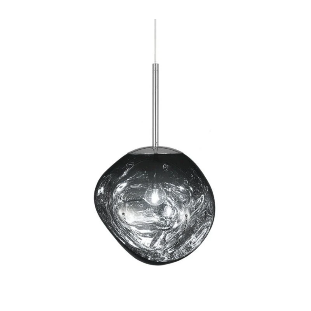 Lampe sphérique suspendue, lumière émise uniformément