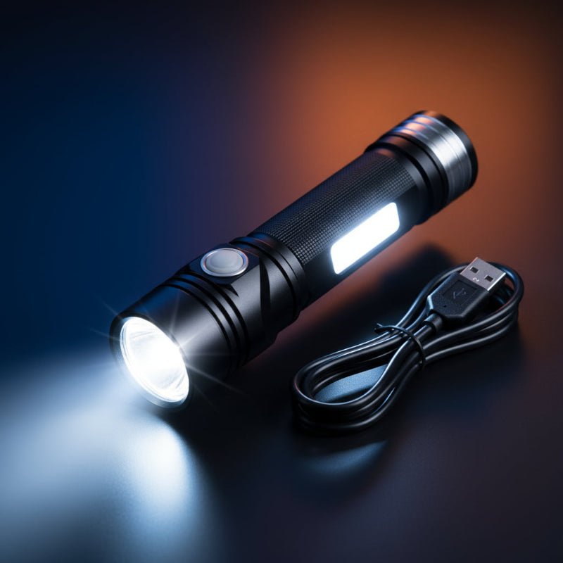 Lampe de poche avec faisceau lumineux intense