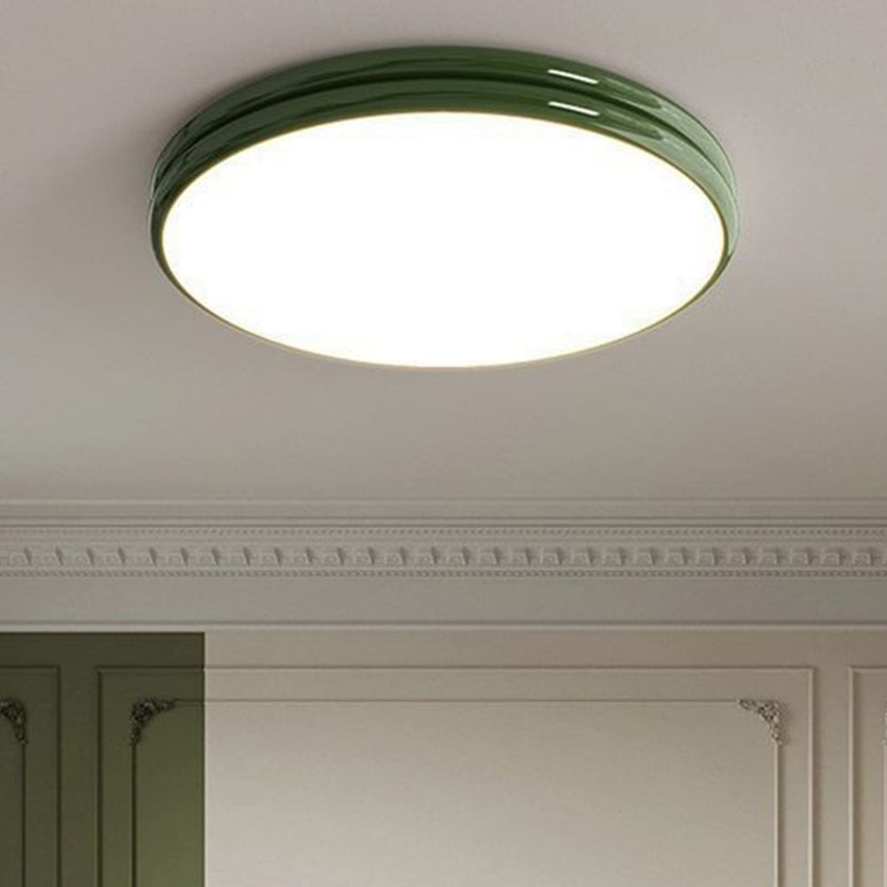 Vue latérale de la lampe LED avec finition bois