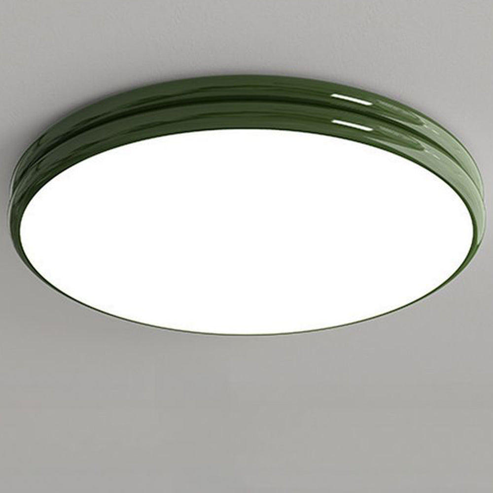 Vue rapprochée de la finition bois de la lampe LED