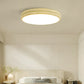 Détail du support en bois de la lampe LED