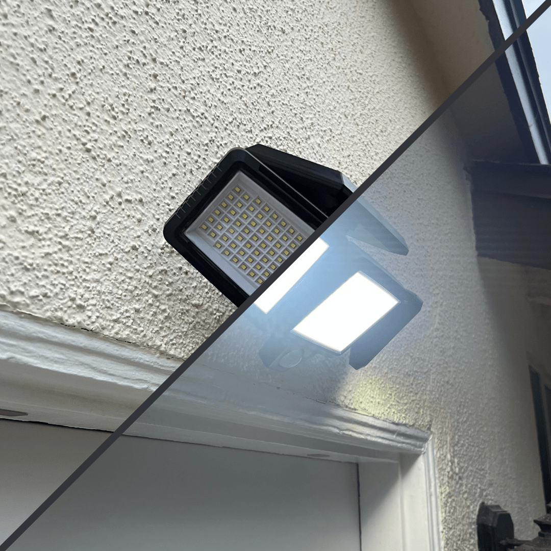 Vue de l'installation avec kit de montage inclus