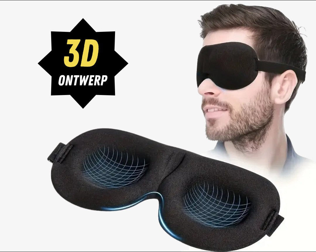 Masque de sommeil ergonomique avec design en contour 3D