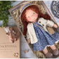 Poupée en Peluche Artisanale luna waldorf handmade plush vue de face vue 27