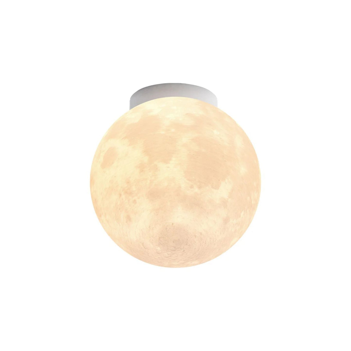 Lampe lune en fer et acide polylactique biodégradable