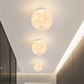 Détail des fixations G9 et E27 de la lampe lune