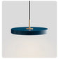 Vue de dessous de la lampe diffusant la lumière