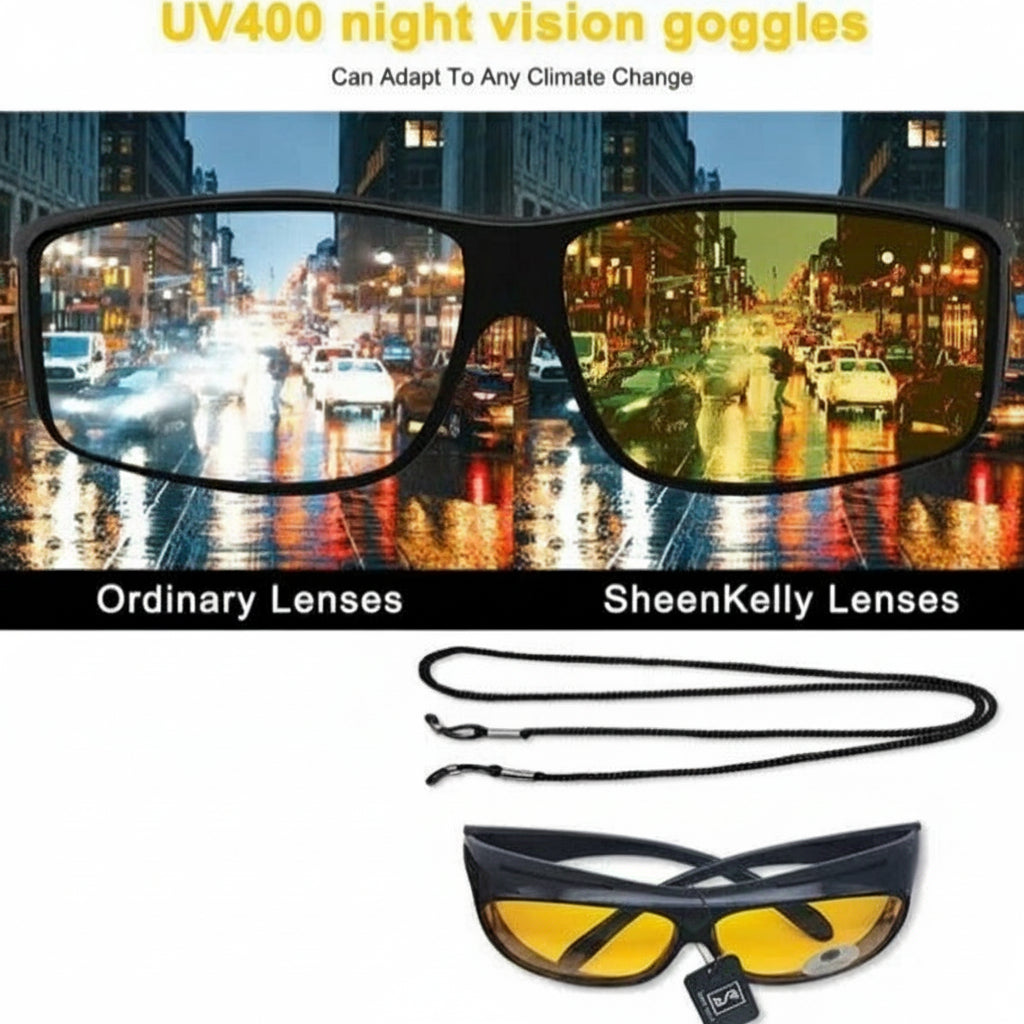Lunettes posées sur une surface, montrant le design polyvalent