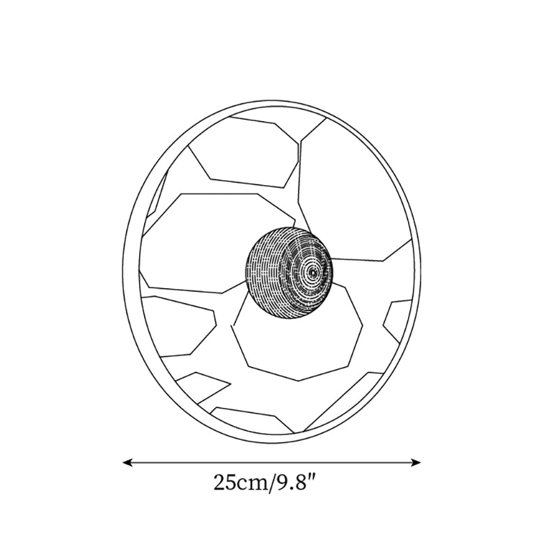 Applique murale allumée, lumière chaude et douce