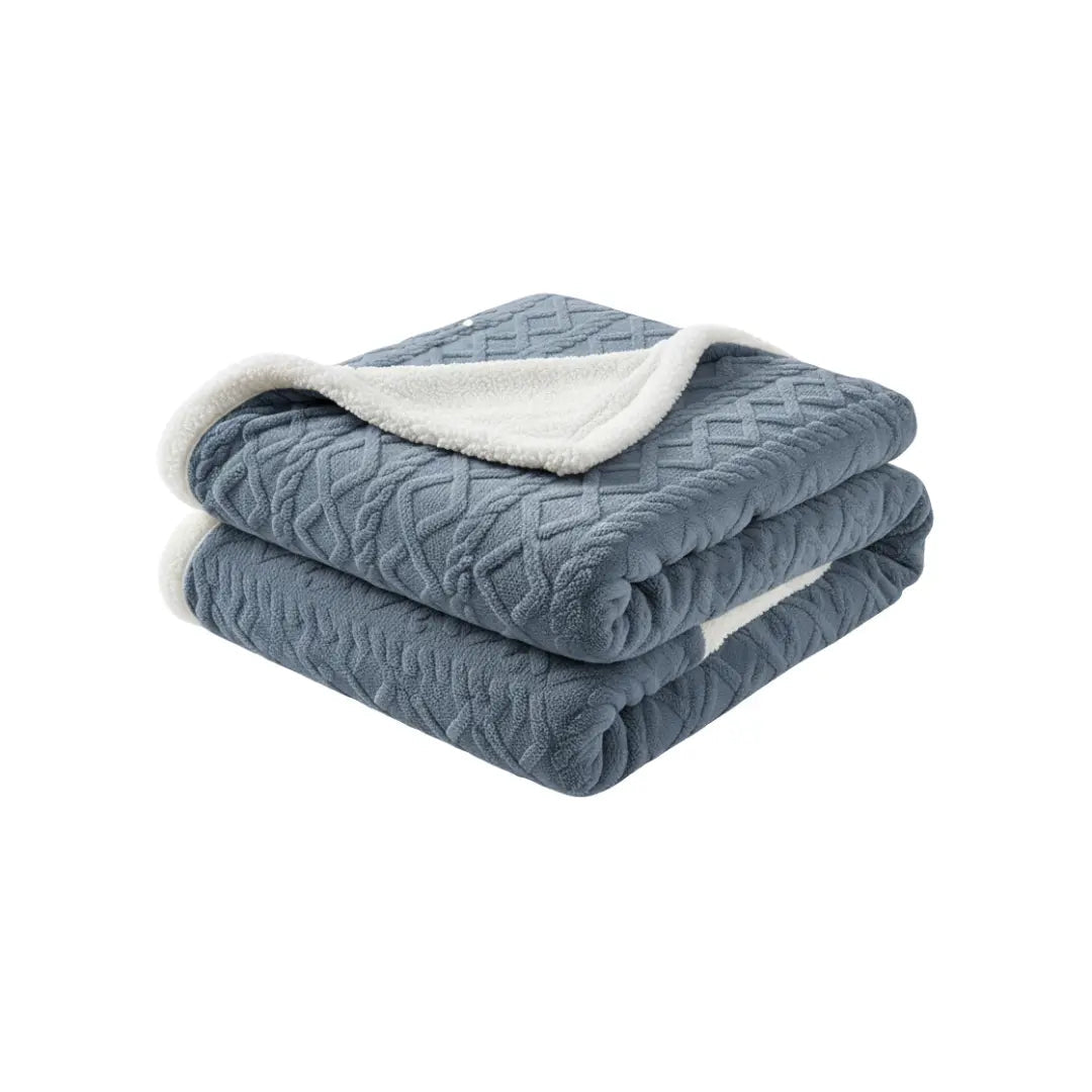 Couverture en fleece avec un motif élégant