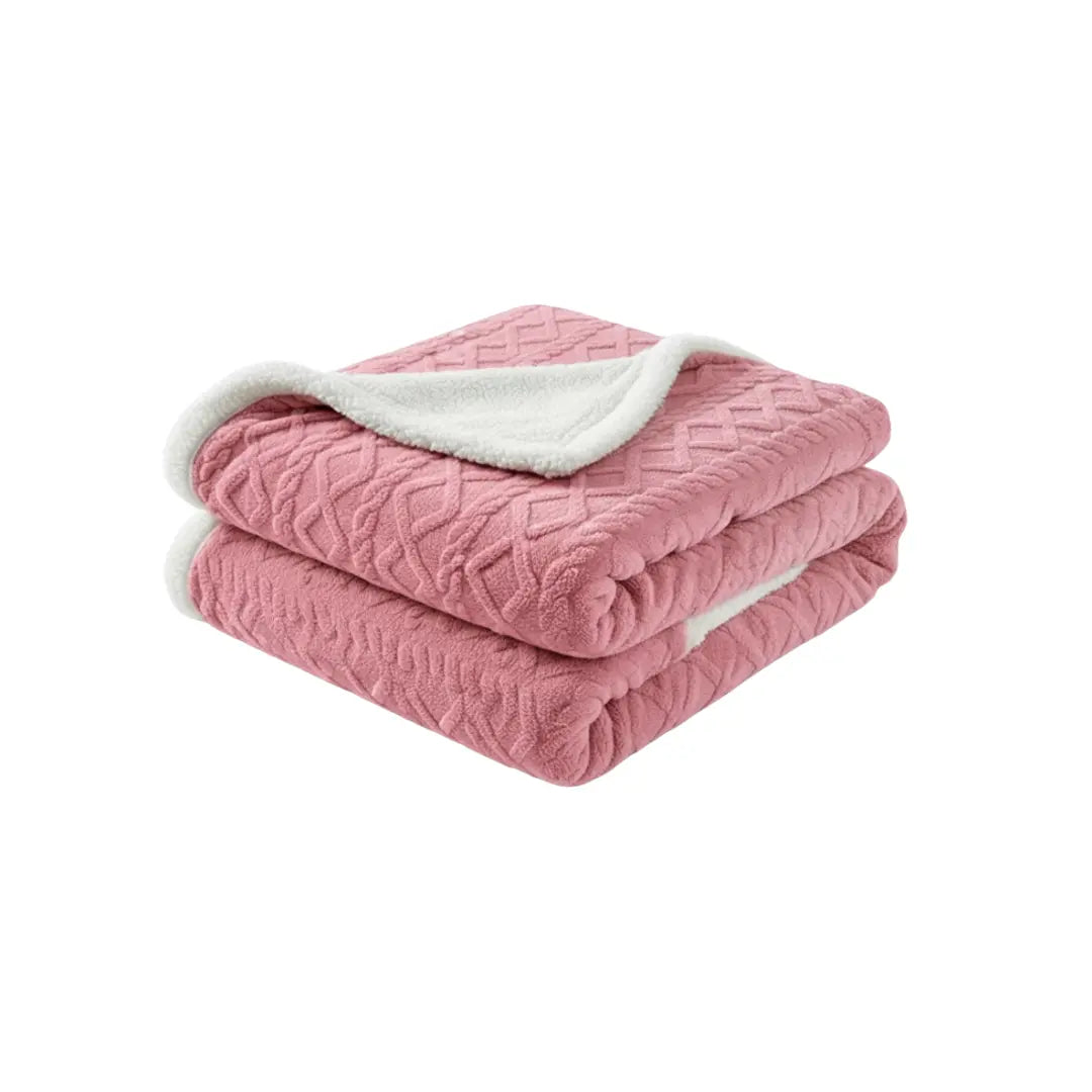 Texture douce et moelleuse de la couverture en gros plan