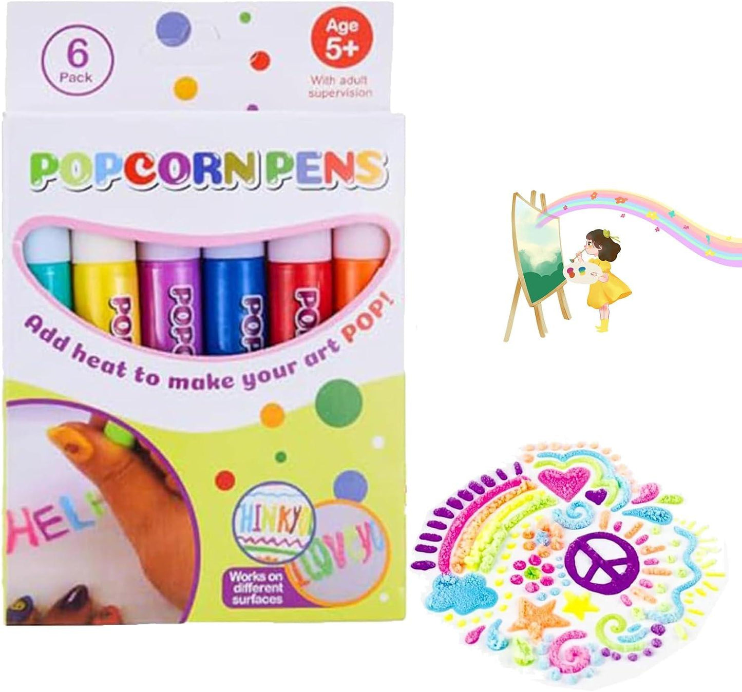 Vue d'ensemble du kit complet de stylos puffy