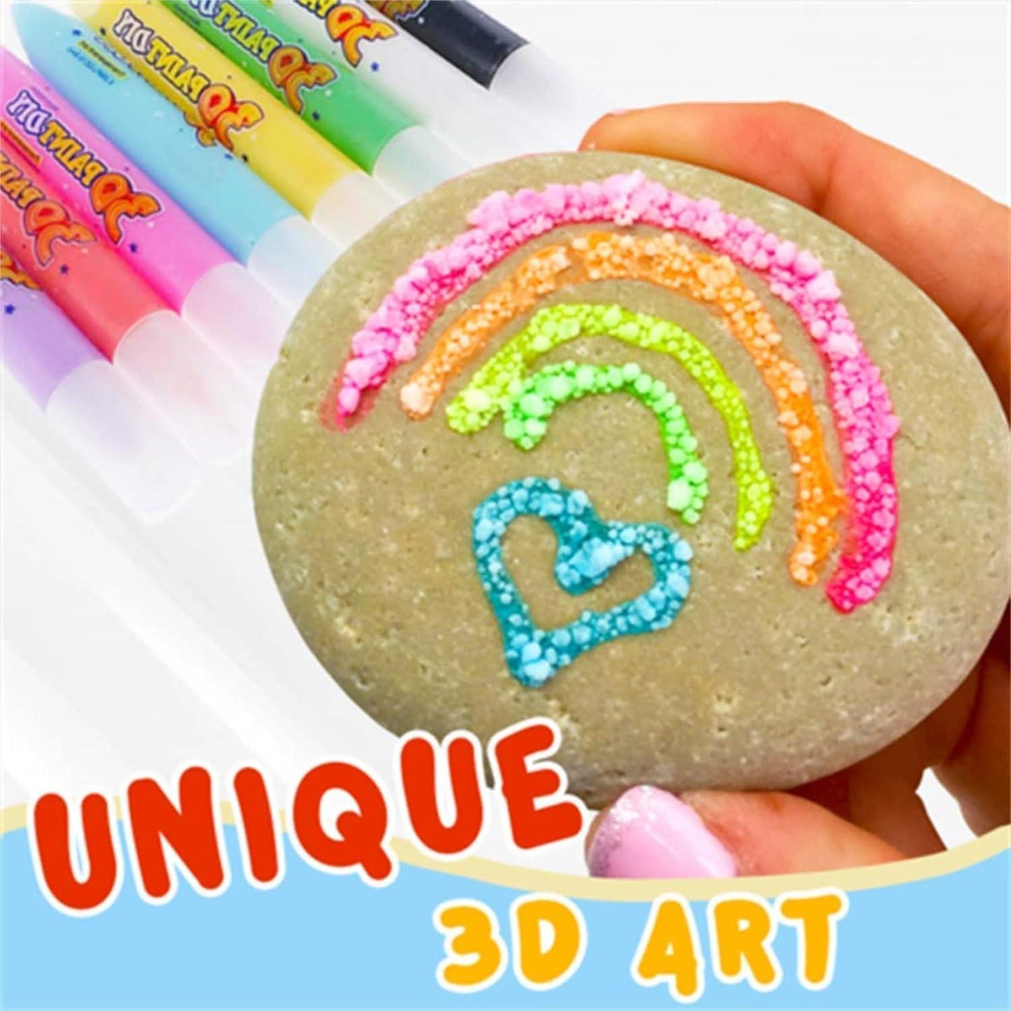 Ensemble de stylos colorés pour dessins en relief