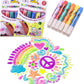Différentes couleurs de stylos alignées côte à côte