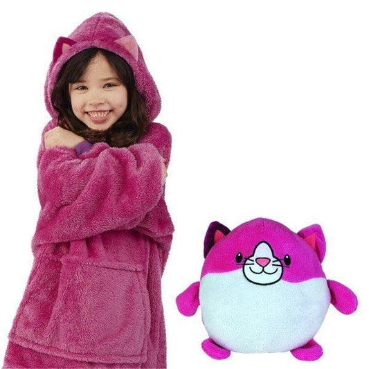 Sweat à capuche déplié montrant sa doublure intérieure confortable