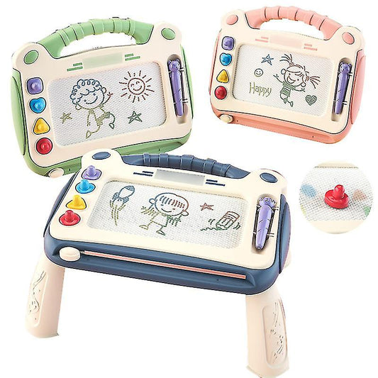 Tableau de dessin magnétique posé sur une table