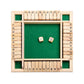 Jeu de dés en bois avec chiffres gravés pour enfants