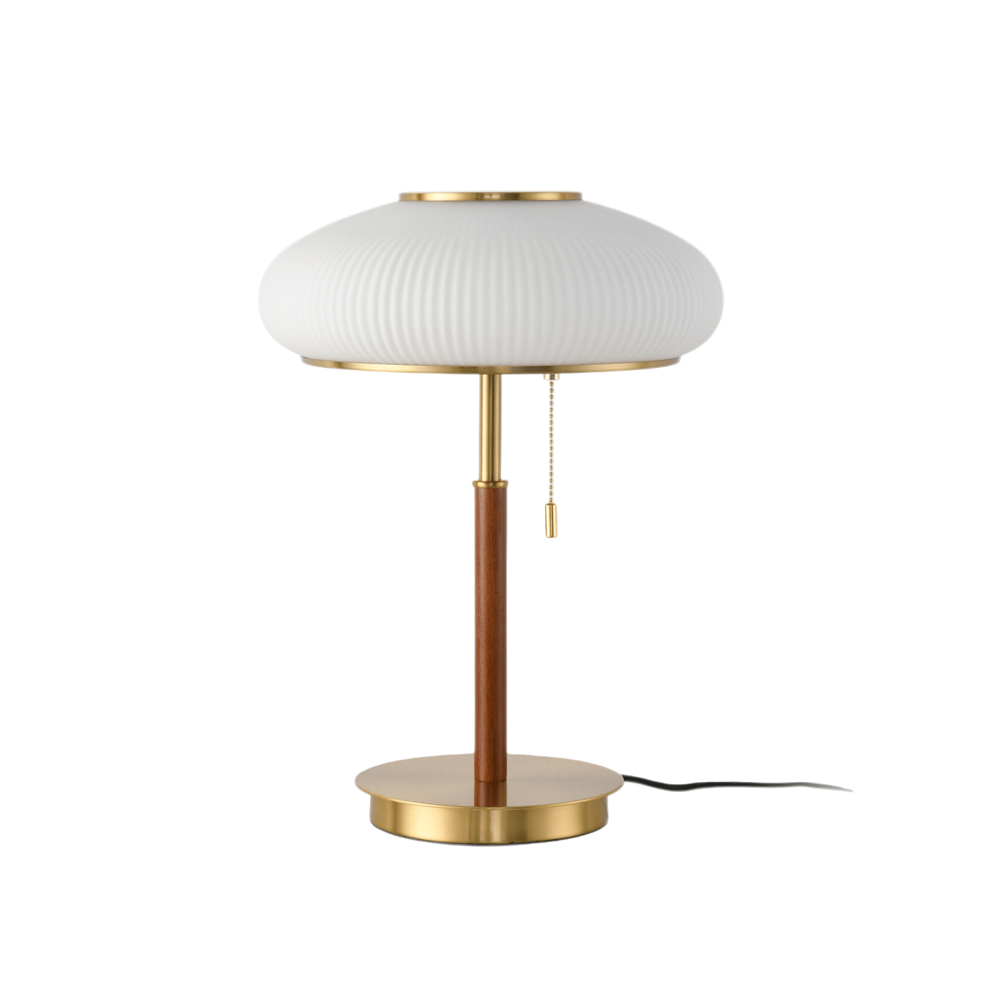 Vue d'ensemble de la lampe dans un coin de la pièce