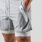 Zoom sur la ceinture élastique avec cordon de serrage
