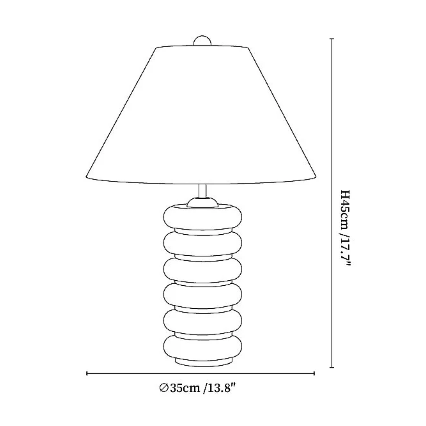Détail du socle en laiton antique et bois élégant