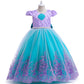 Robe sirène enfant avec lumières LED intégrées