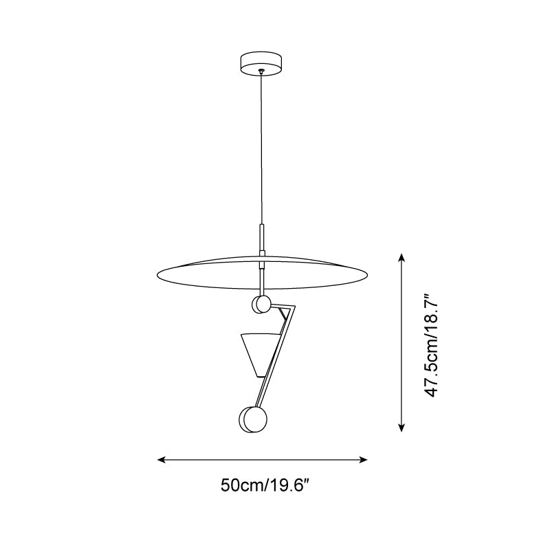 Éclairage LED intégré dans un design artistique