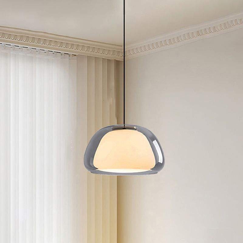 Lampe moderne avec cordon réglable, éclairage doux et organique