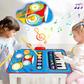 Tapis de jeu musical avec motifs d'instruments variés