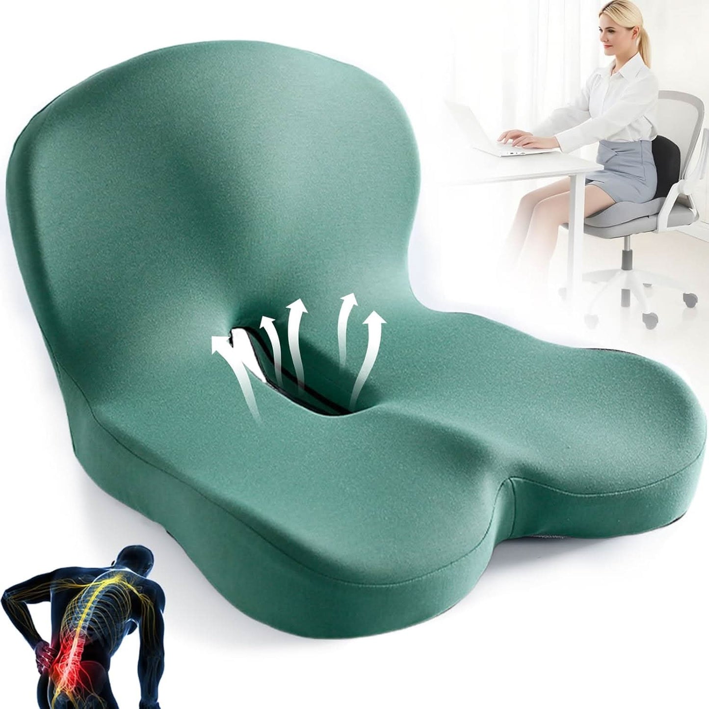Illustration de la mousse reprenant sa forme après pression