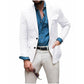 Gros plan sur la texture en lin du blazer, couleur naturelle