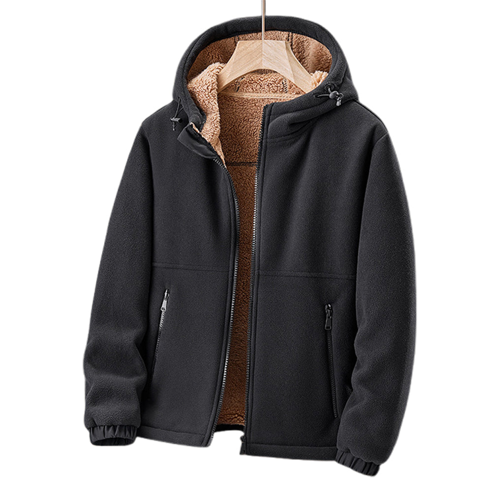 Vue arrière de la veste en polaire pour homme