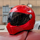 Vue latérale du casque intégral, montrant les bouches d'aération