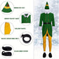 Vue arrière du costume d'elfe avec capuche pointue