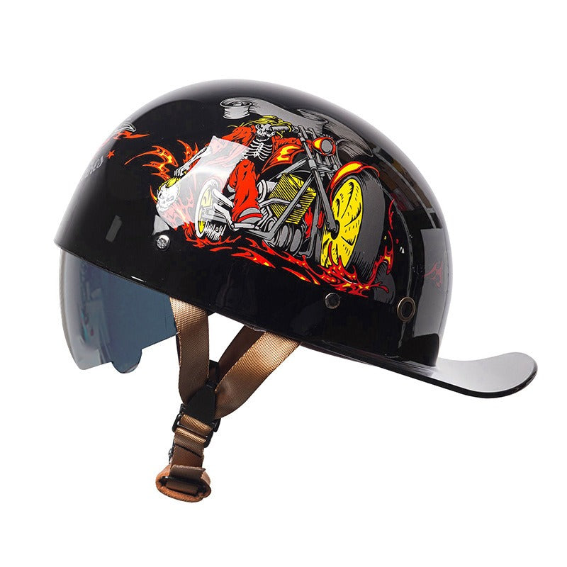 Vue rapprochée de la texture extérieure du casque